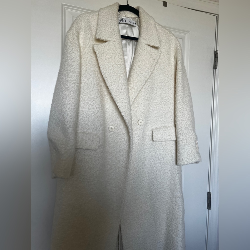 ZARA Off-White Jacket for Women